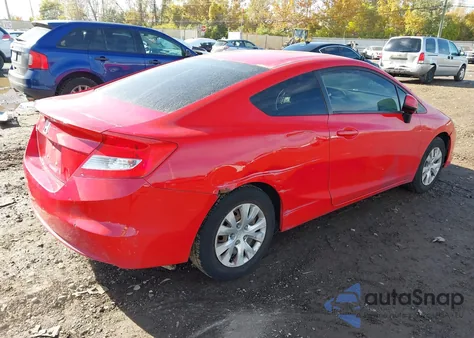 2012 Honda Civic Lx from USA, damaged, VIN 2HGFG3B56CH557870
